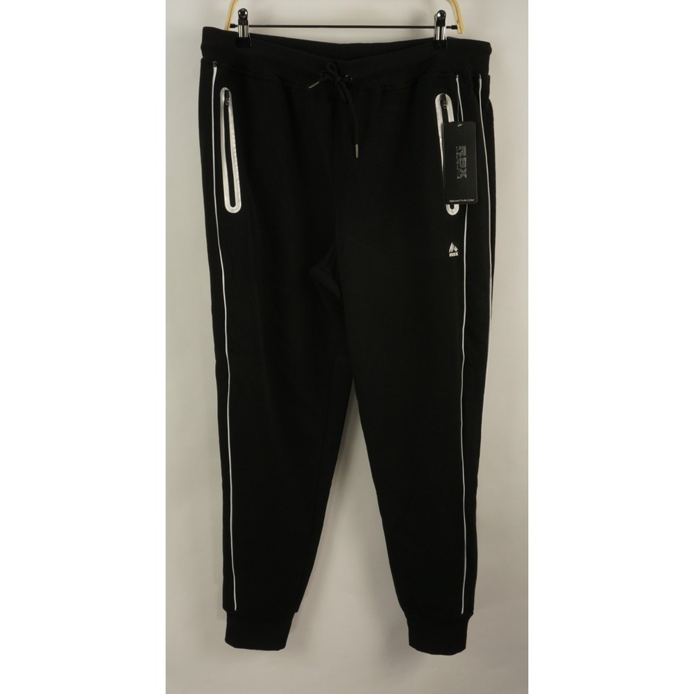 $78 RBX Side Zip Gym Training Jogger Sweatpant Men's XL Stretch Quick Dry Fleece